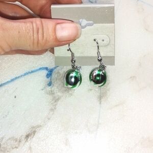 Sliver drop earrings